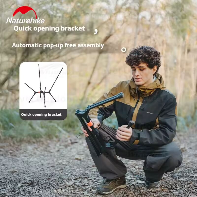 كرسي Naturehike شانغيان YL01 خفيف الوزن - أسود