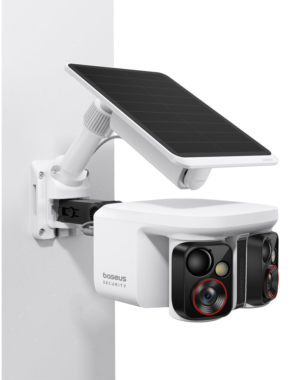 Baseus Security X1 Pro كاميرا خارجية مزدوجة 3K - أبيض