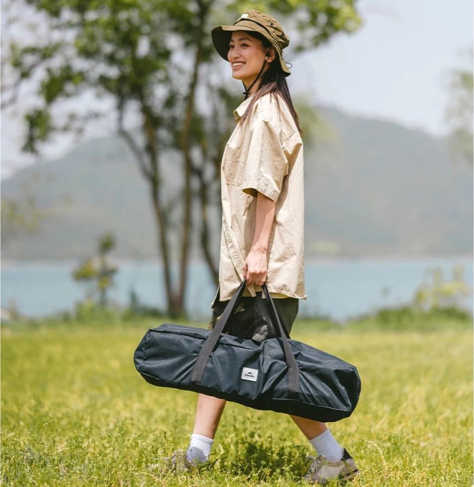 Naturehike Simple Star T01 طاولة قابلة للطي على شكل لفة البيض 89x60x44.5 - كاكي