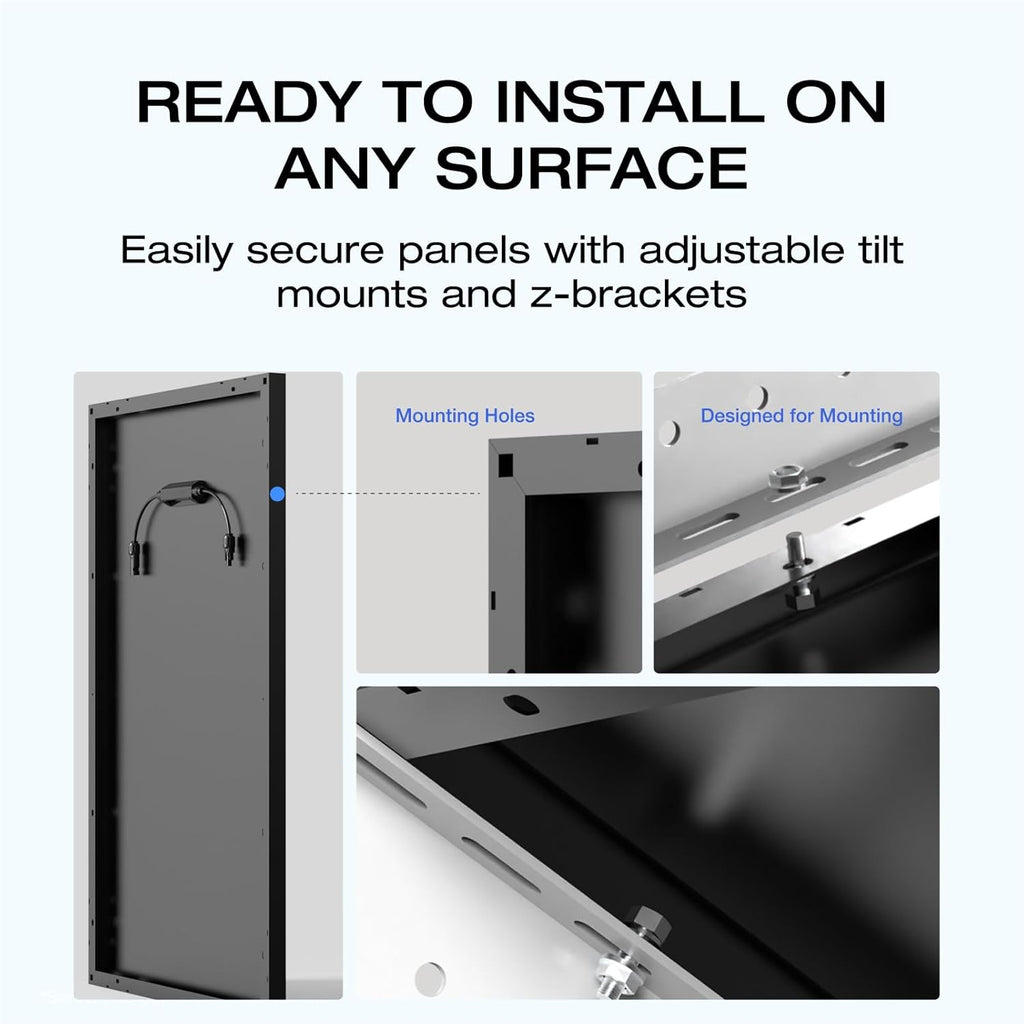 EcoFlow 175W Rigid Solar Panel 25% Conversion Rate
