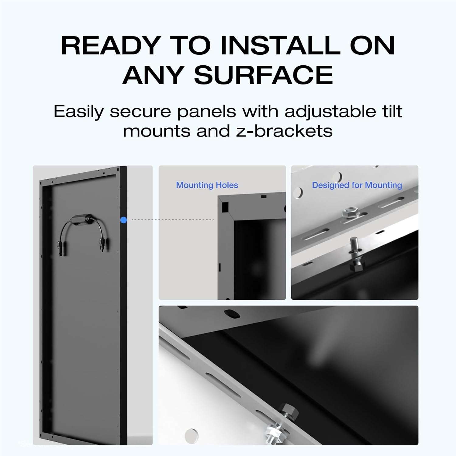 EcoFlow 175W Rigid Solar Panel 25% Conversion Rate
