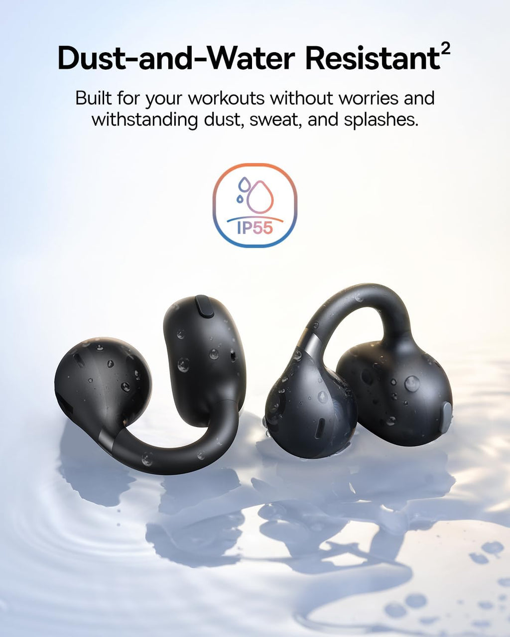 سماعات أذن Baseus Bass BC1 المفتوحة من نوع TWS – أسود