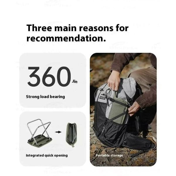 Naturehike Yamami XL01 مقعد قابل للطي خفيف الوزن للغاية - أخضر