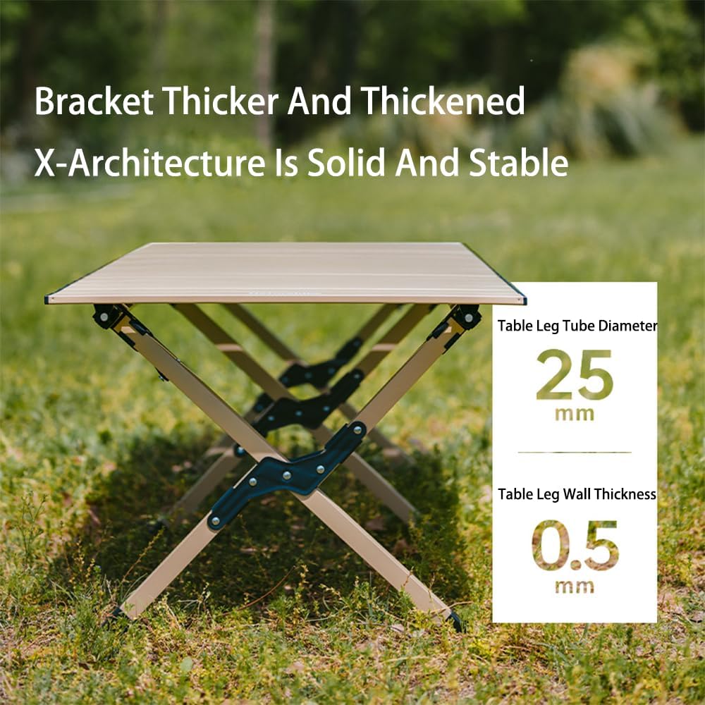 Naturehike Simple Star T01 طاولة قابلة للطي على شكل لفة البيض 89x60x44.5 - كاكي