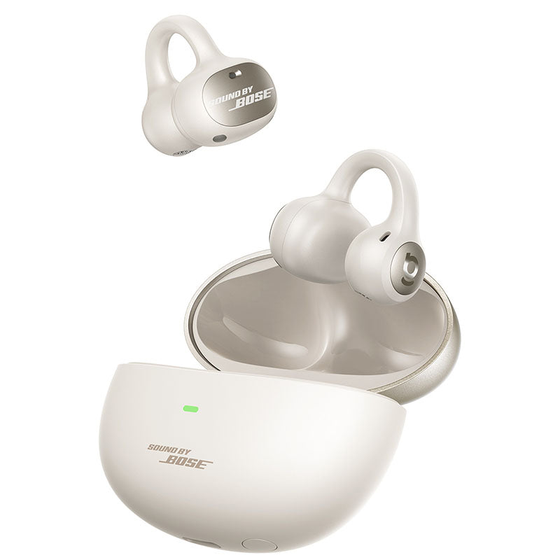 سماعات أذن Baseus by Bose Inspire XC1 اللاسلكية المفتوحة من الأذن - أبيض نجمي