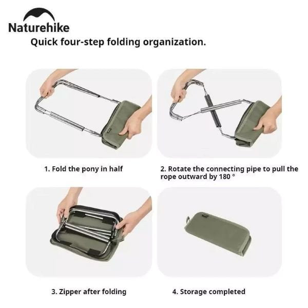 Naturehike Yamami XL01 مقعد قابل للطي خفيف الوزن للغاية - أخضر