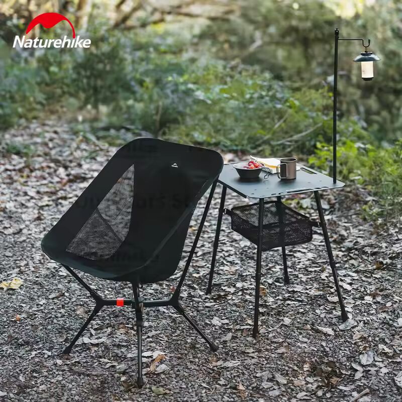 كرسي Naturehike شانغيان YL01 خفيف الوزن - أسود