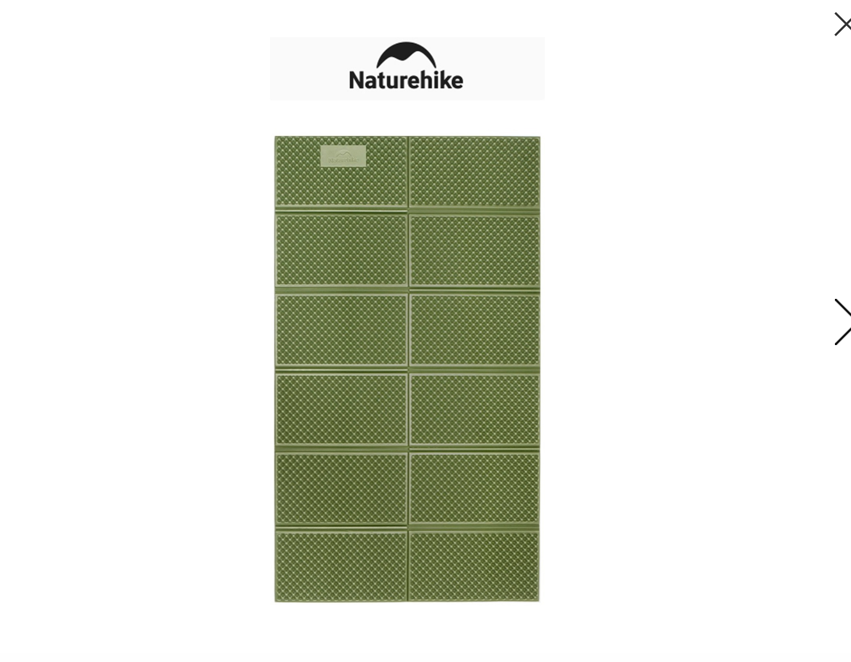 بساط Naturehike Double Troues-R1.8 قابل للطي ومقاوم للرطوبة بتصميم عش البيض 200x120x1.8 - أخضر زيتوني