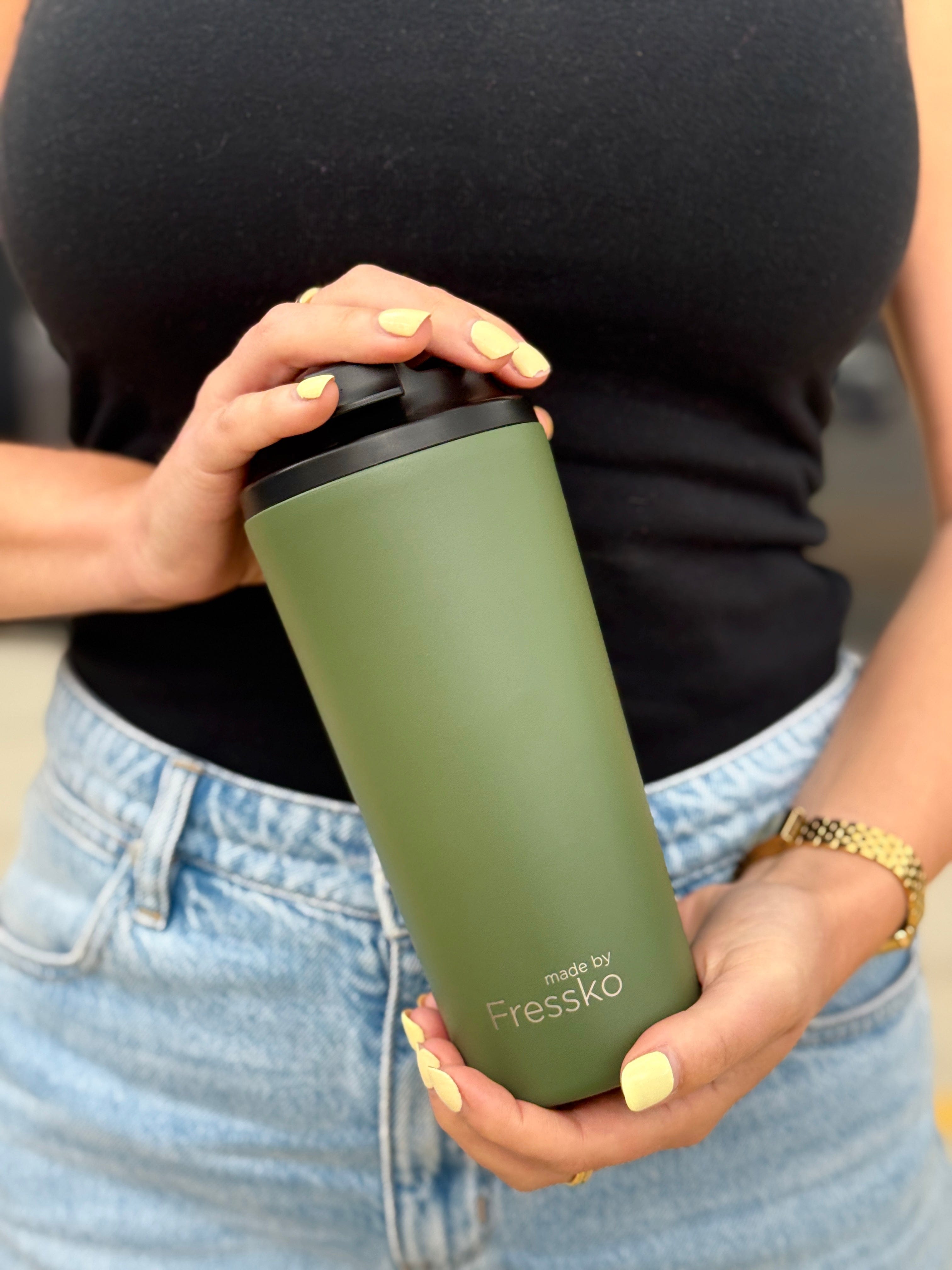 Fressko Venti Tumbler 600ml / 20oz - سيراميك - كاكي