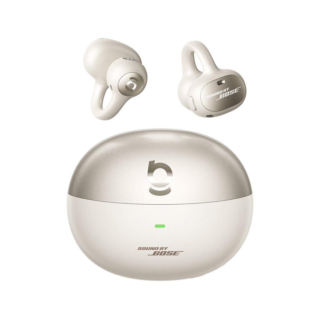 سماعات أذن Baseus by Bose Inspire XC1 اللاسلكية المفتوحة من الأذن - أبيض نجمي